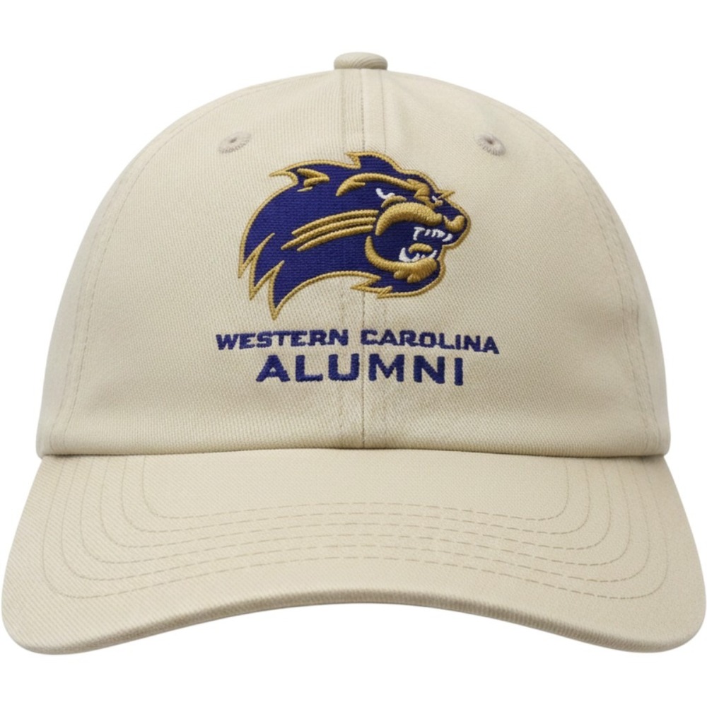 Zephyr Western Carolina Alumni Hat Tan Fitted L Catamounts NCAA Baseball Cap